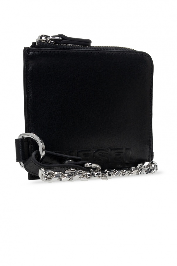 小物 Diesel wallet white White '1DR' leather wallet Diesel - SchaferandweinerShops Japan